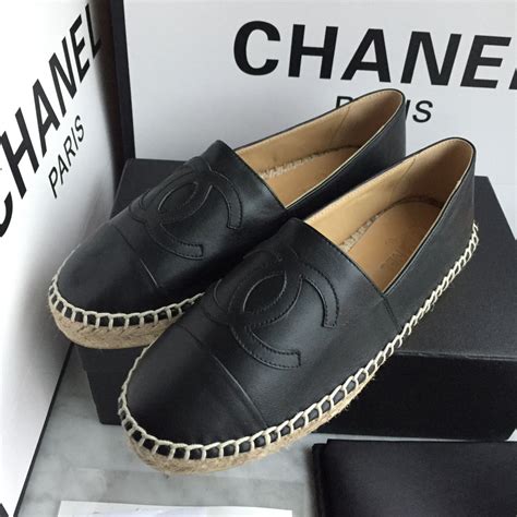 coco chanel shoes espadrillas fake|chanel espadrilles real or fake.